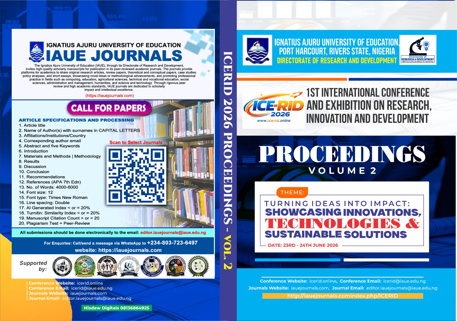 					View Vol. 1 No. 2 (2026): ICERID PROCEEDINGS
				